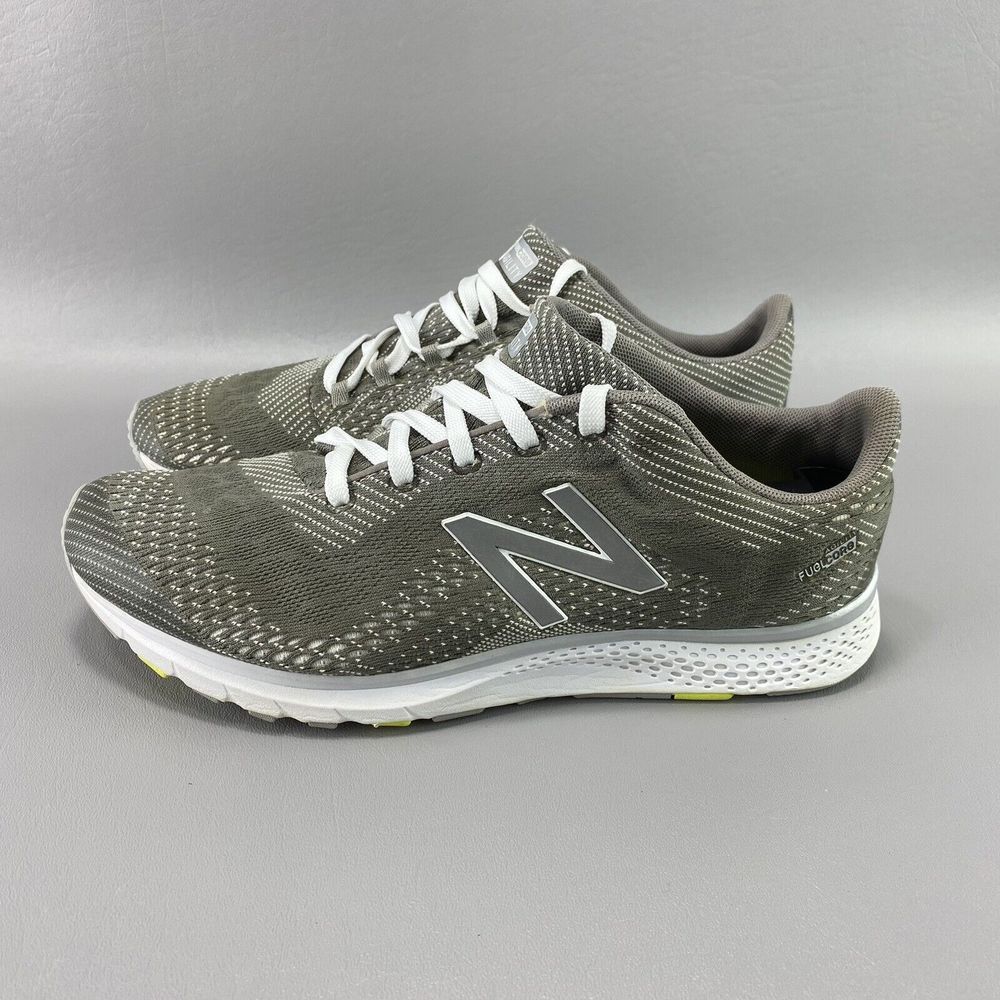 New Balance Gray and White Athletic Shoes